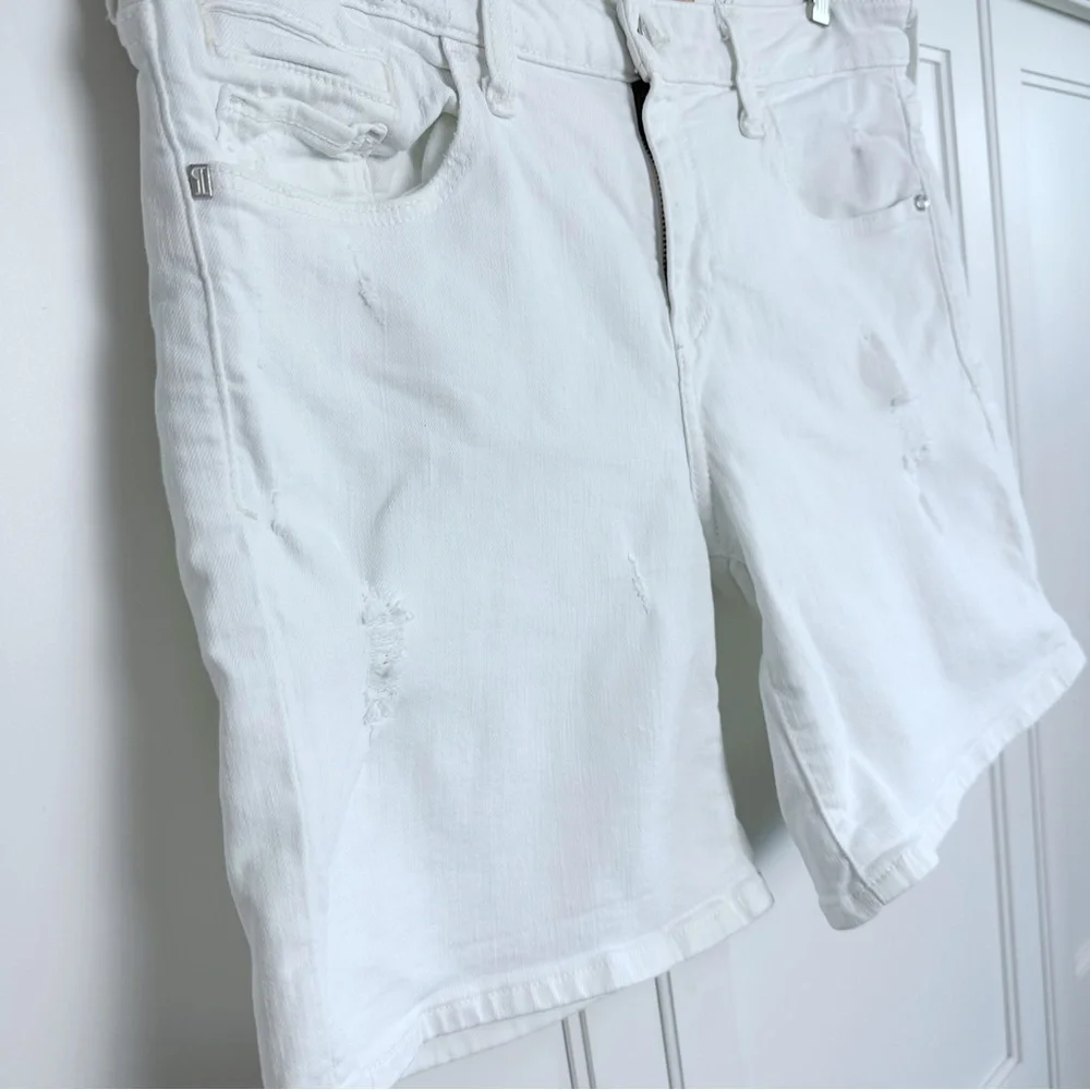 Pilcro & The Letterpress The Stet White Five Pocket Fit Shorts 29 Anthro - Picture 5 of 14